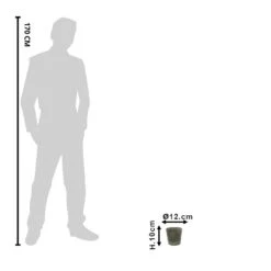 Clayre & Eef Bloempot Ø 12x10 Cm Groen Keramiek Rond Bloempot Binnen 9 Clayre & Eef Bloempot Ø 12x10 Cm Groen Keramiek Rond Bloempot Binnen -Tuinproducten 9884144