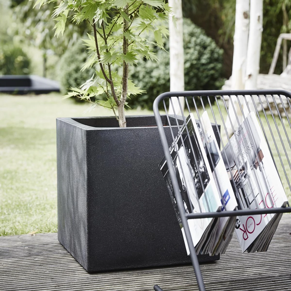 Capi Europe Urban Smooth Vierkant Bloempot 40 Cm 4 Capi Europe Urban Smooth Vierkant Bloempot 40 Cm - Afbeelding 2