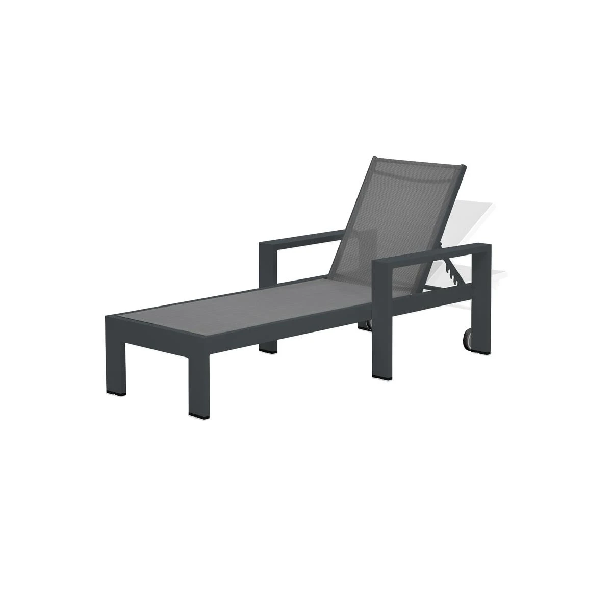 Garden Impressions Plaza Ligbed - Donker Grijs 4 Garden Impressions Plaza Ligbed - Donker Grijs - Afbeelding 2