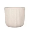 Mica Decorations Dante Bloempot - H24 X Ø27 Cm - Off White 1 Mica Decorations Dante Bloempot - H24 X Ø27 Cm - Off White -Tuinproducten 9909768