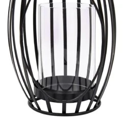 Beliani - LOMBOK - Lantaarn - Zwart - Metaal 14 Beliani - LOMBOK - Lantaarn - Zwart - Metaal -Tuinproducten 9924912