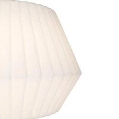 QAZQA Design Buiten Vloerlamp Zwart Met Witte Kap IP44 - Robbert -Tuinproducten 9925327
