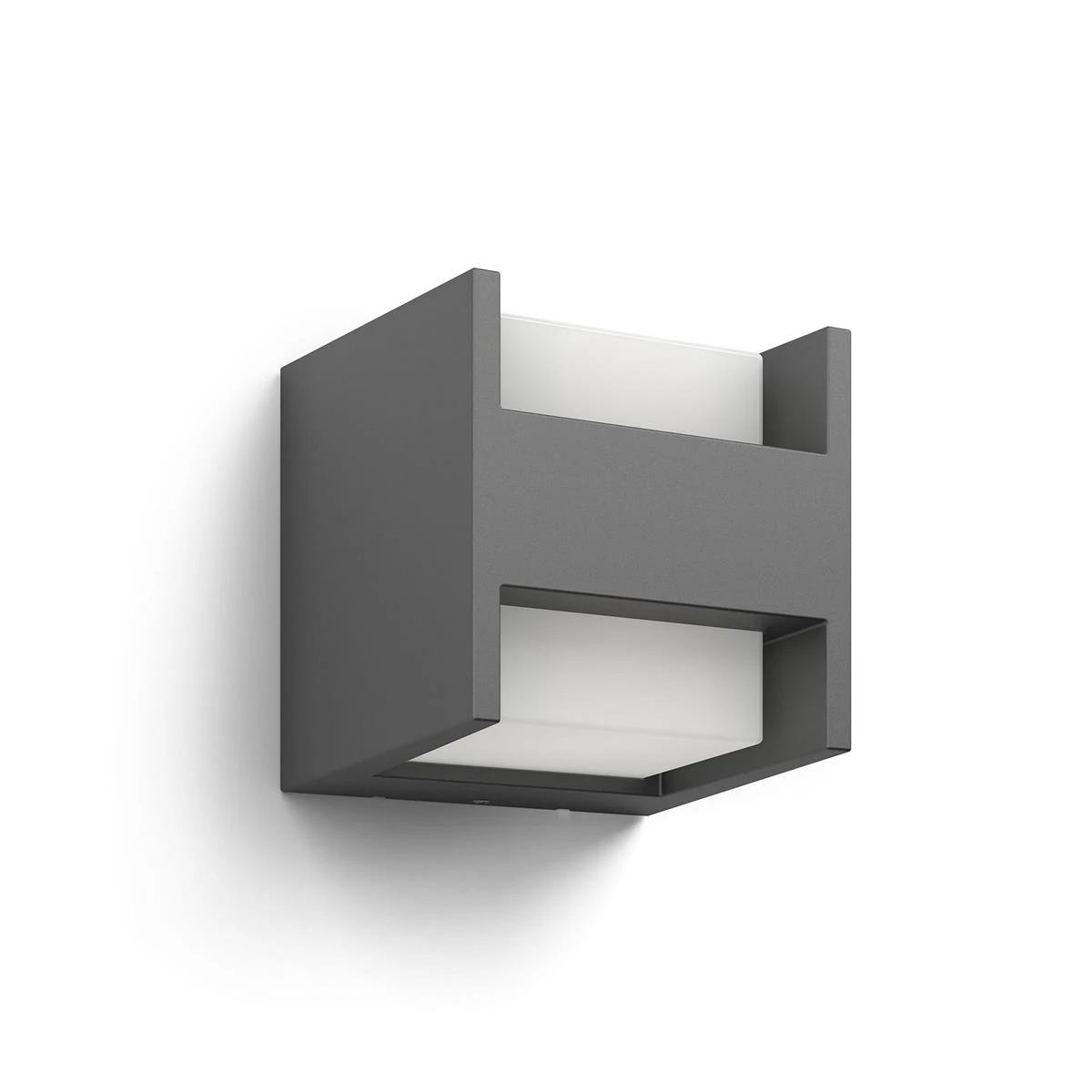 Philips ARBOUR Wandlamp LED 2x4,5W|400lm Antraciet 5 Philips ARBOUR Wandlamp LED 2x4,5W|400lm Antraciet - Afbeelding 3