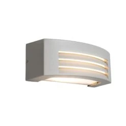 QAZQA Moderne Wandlamp Grijs IP44 - Hurricane 1 15 QAZQA Moderne Wandlamp Grijs IP44 - Hurricane 1 -Tuinproducten 9989158