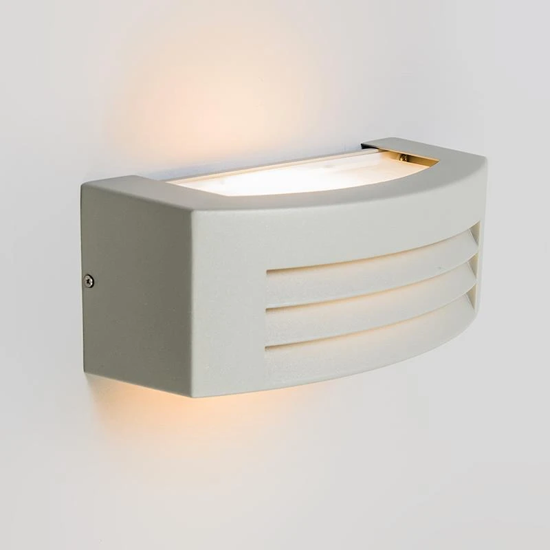 QAZQA Moderne Wandlamp Grijs IP44 - Hurricane 1 11 QAZQA Moderne Wandlamp Grijs IP44 - Hurricane 1 - Afbeelding 9
